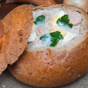 żurek w chlebie