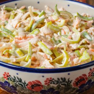 sałatka porowa zamiast jarzynowej