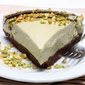 sernik pistacjowy na zimno