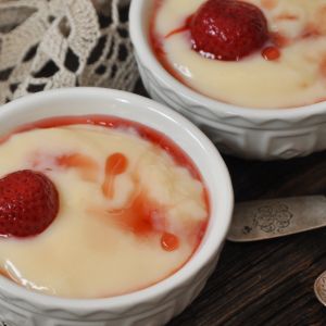 Domowy budyń z masłem