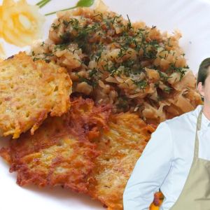 placki ziemniaczane z kapustą