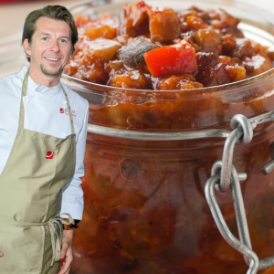 konfitura z kabaczka i pomidorów Karola Okrasy