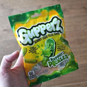 żelki o smaku ogórków konserwowych