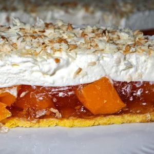 brzoskwiniowa chmurka