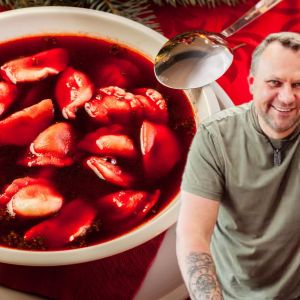 kluseczki grzybowe do barszczu Strzelczyka