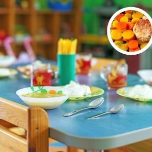 roślinny obiad w przedszkolu