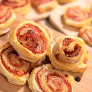 ślimaczki z ciasta francuskiego