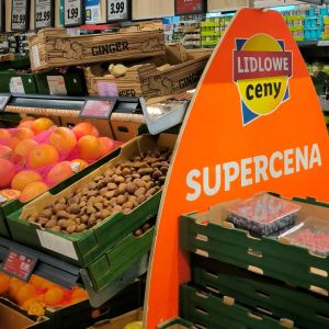 czerwone pomarańcze w Lidlu