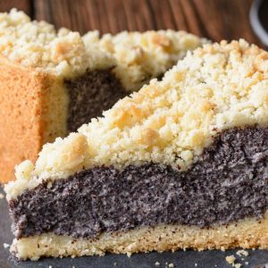 Makowiec na kruchym cieście