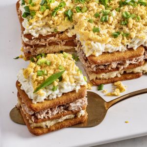 sałatka na krakersach