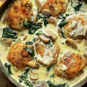 kurczak w aksamitnym sosie