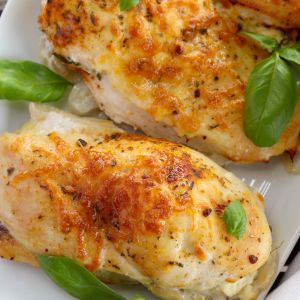 Piersi z kurczaka nadziewane