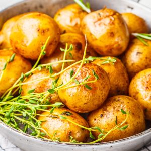 ziemniaki gotowane w mikrofali