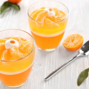 kolagenowy deser 3 kolorowa galaretka