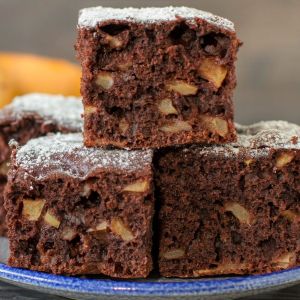 ciasto czekoladowe z jabłkami