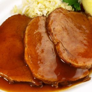 pieczeń wieprzowa a la wołowa