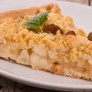 szarlotka na bardzo kruchym cieście