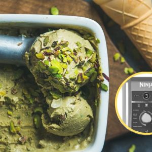 Lody pistacjowe domowej roboty