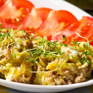 jajecznica po kardynalsku