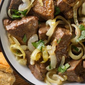 smażona wątróbka wołowa