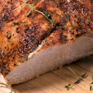 schab marynowany w soku z ananasa