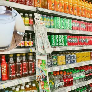 woda kokosowa w sklepie