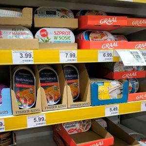 rybna półka w Dino