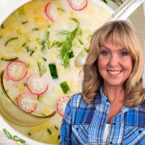 wiosenna zupa z rzodkiewką Ewy Wachowicz