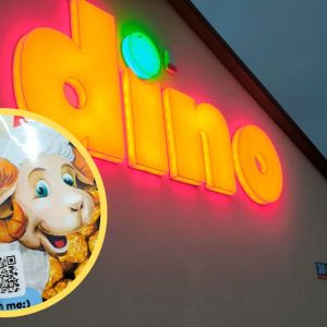 popcorn z owcą Dino