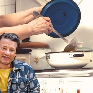 makaron z truskawkami