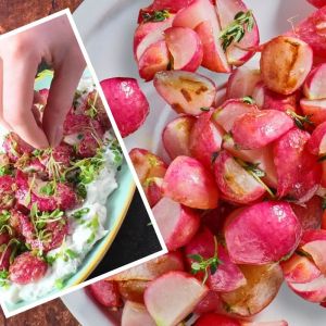 labneh z rzodkiewką