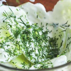 Mizeria z mascarpone