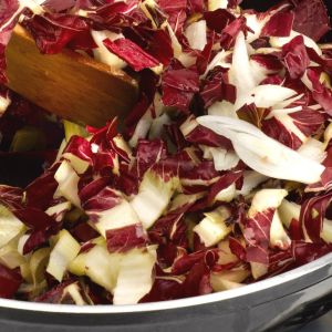 Smażone radicchio