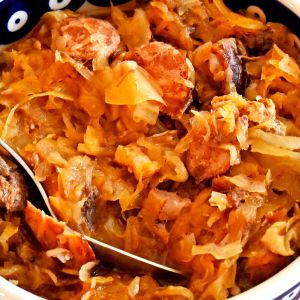 bigos z musztardą