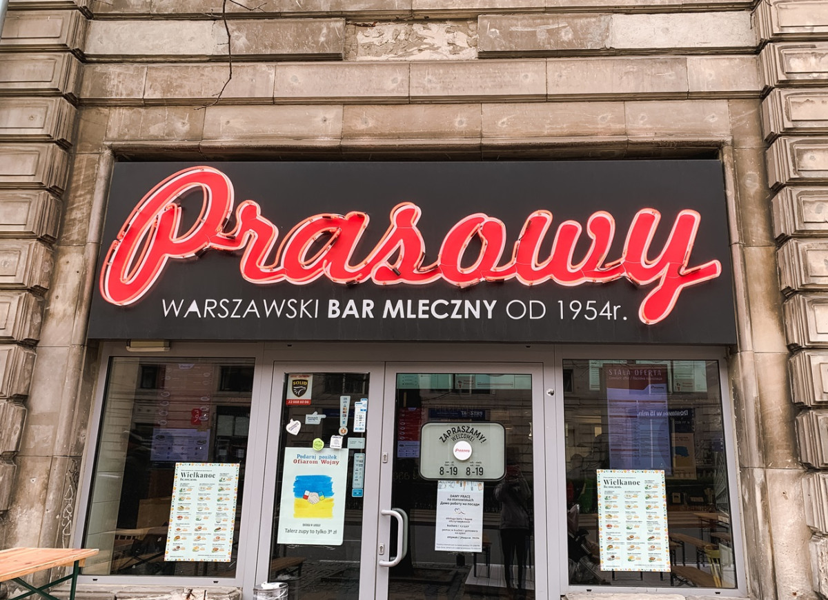 bar mleczny prasowy