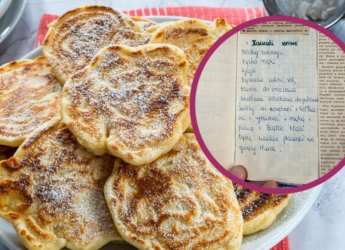 placuszki twarogowe przepis z prl