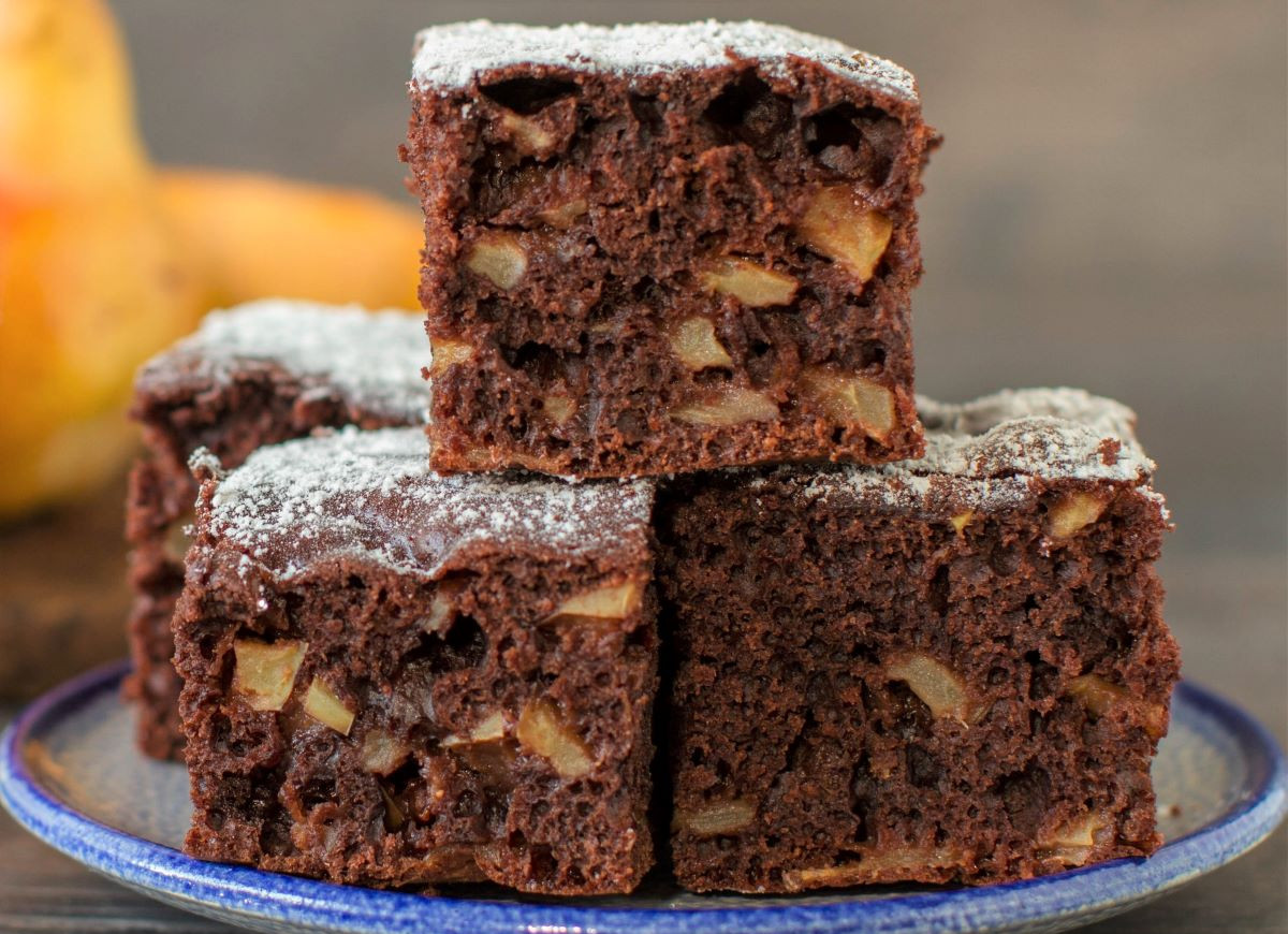 ciasto czekoladowe z jabłkami