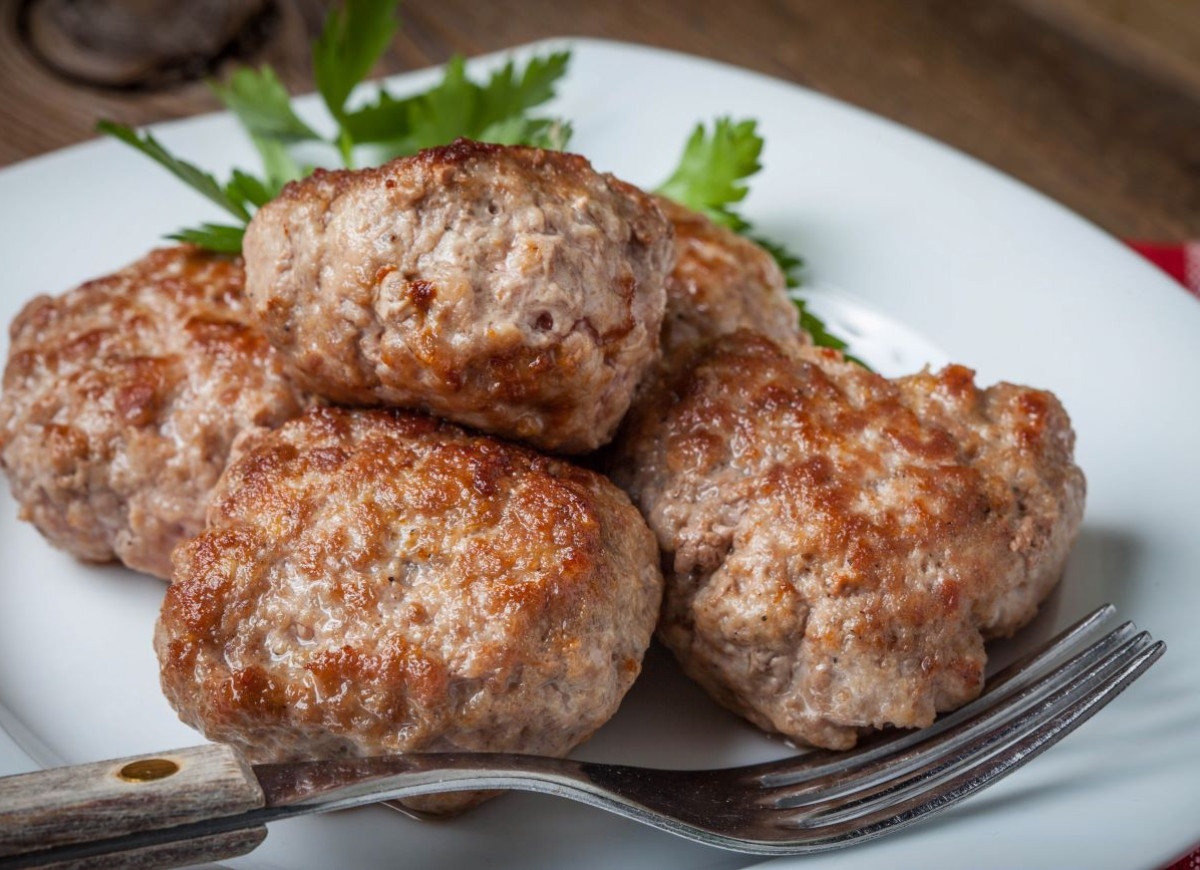 kotlety mielone z serkiem wiejskim