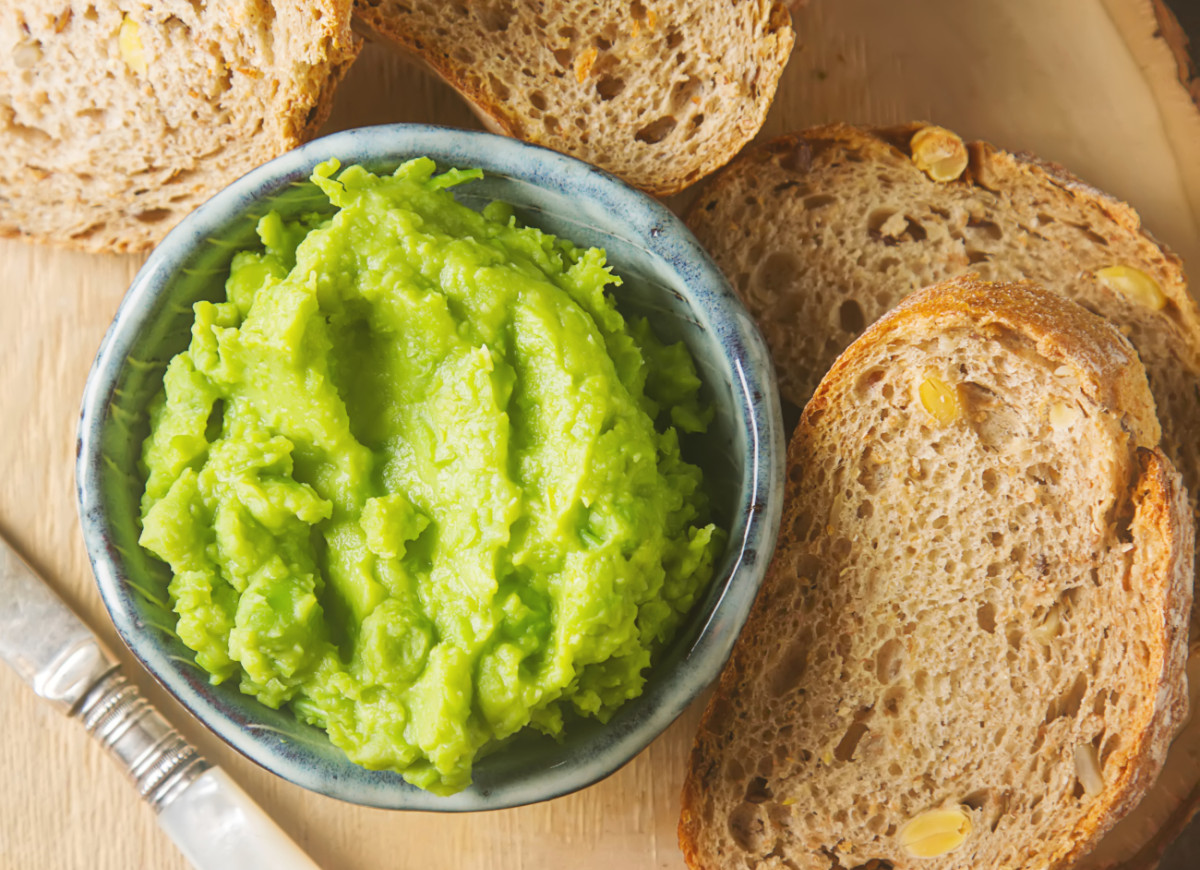 Pasta z groszku i fety