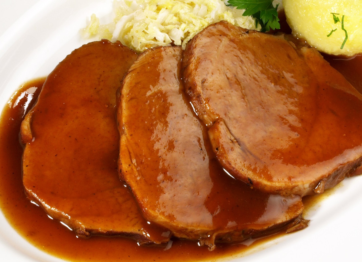 pieczeń wieprzowa a la wołowa