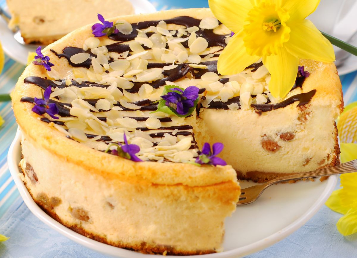 sernik wielkanocny - trik ze skórką limonki