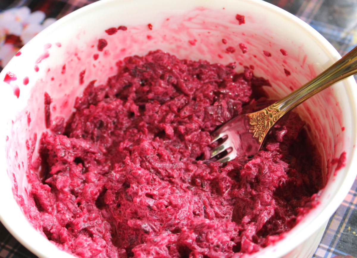 Surówka z surowych buraków