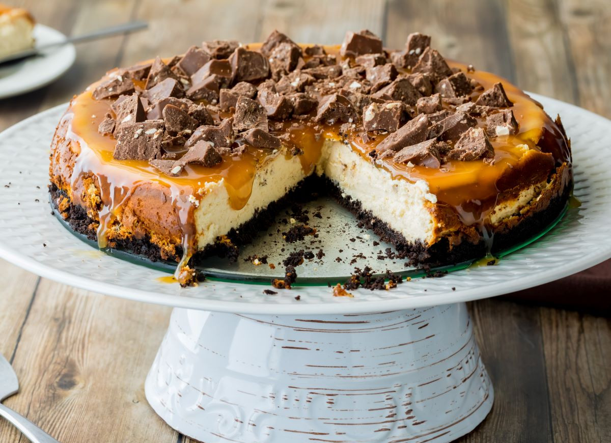 aksamitny sernik z "tysiąca i jednej nocy"