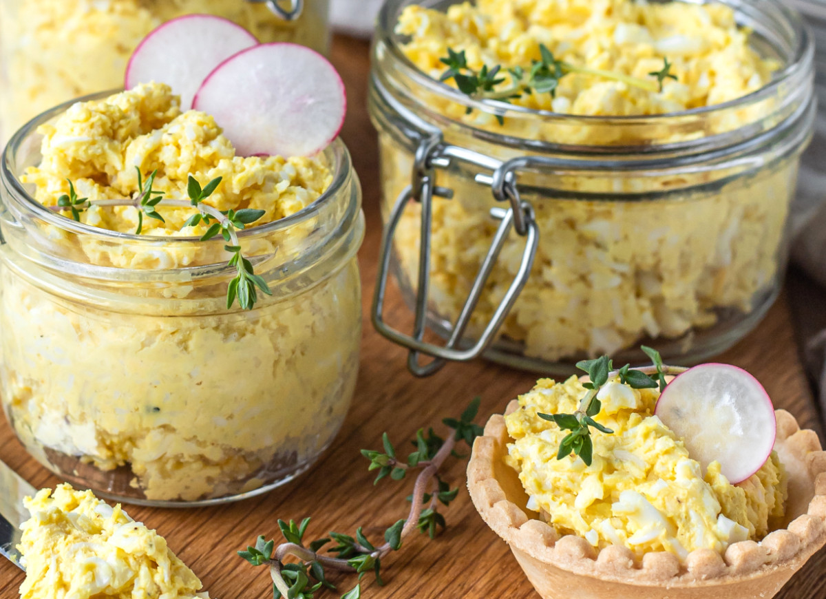 Pieczona pasta jajeczna