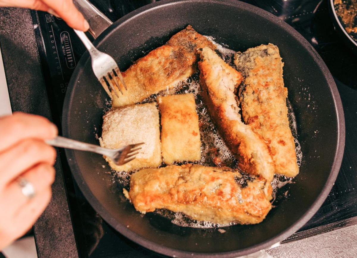 smażenie ryby 70/30