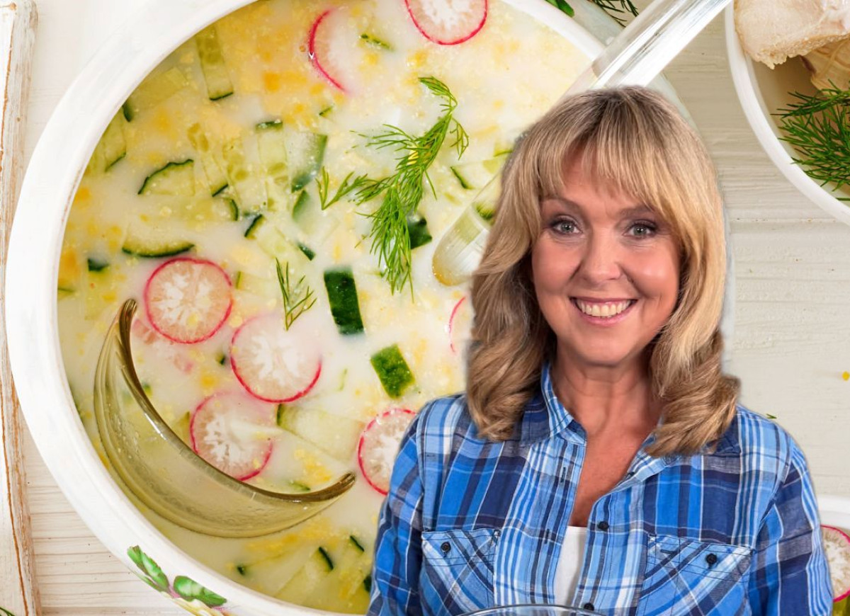 wiosenna zupa z rzodkiewką Ewy Wachowicz