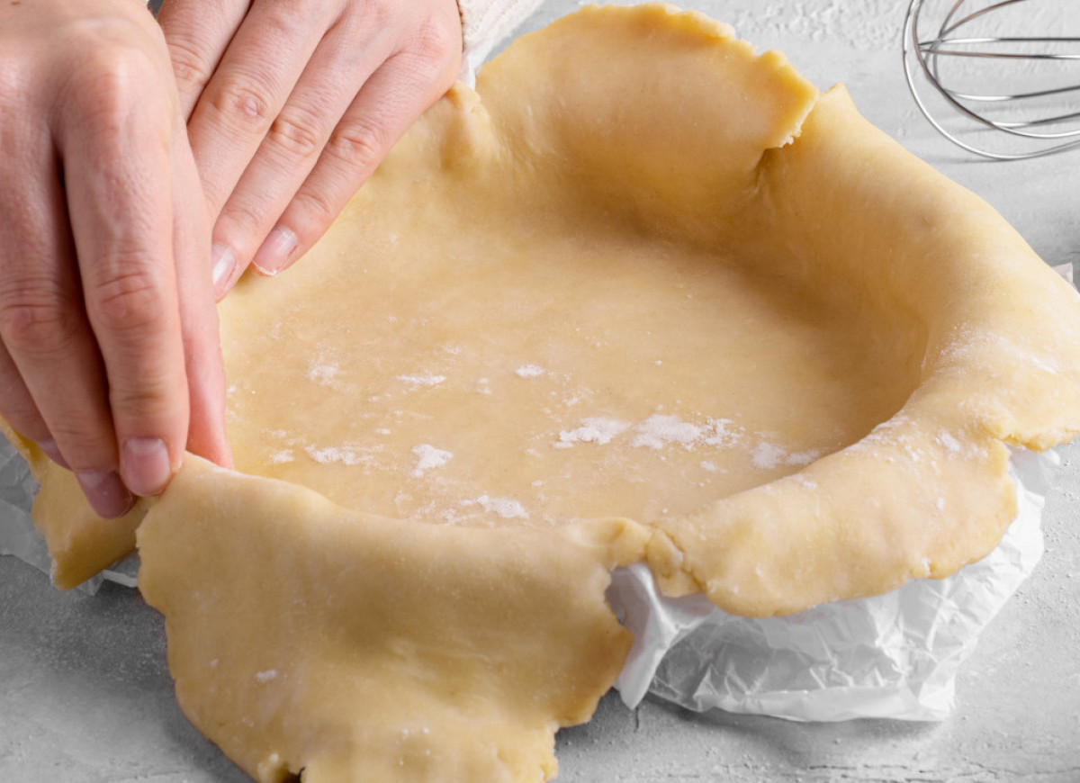 Kruche ciasto z masłem orzechowym