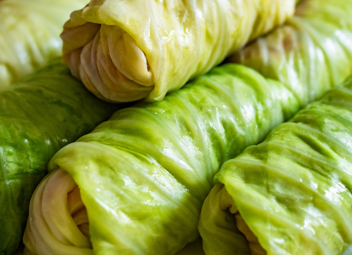 gołąbki z młodej kapusty