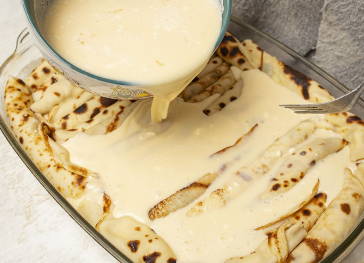 zapiekane naleśniki z serem