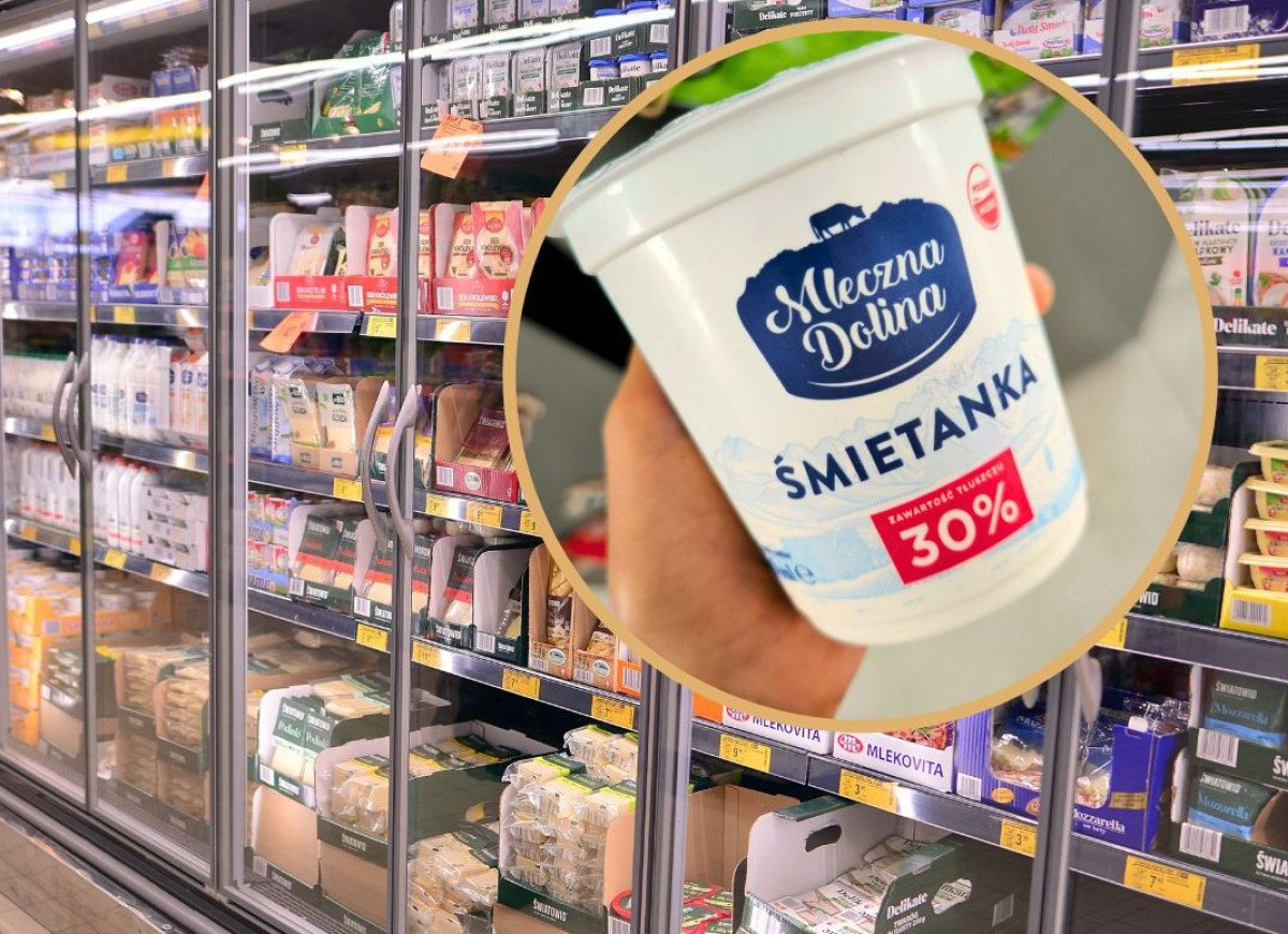 biedronka śmietanka